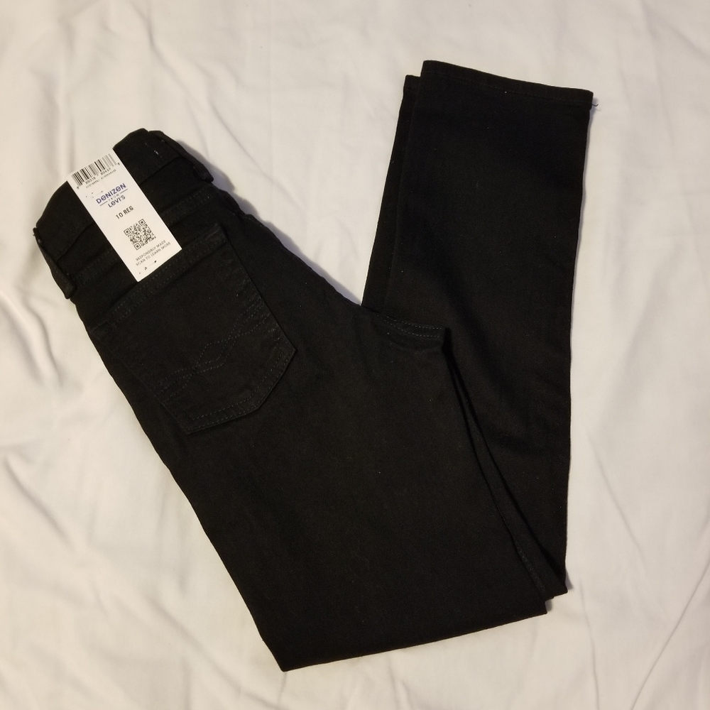 NWT Dinizen from Levi's Skinny Black Jeans Size 10 Reg - Picture 1 of 12